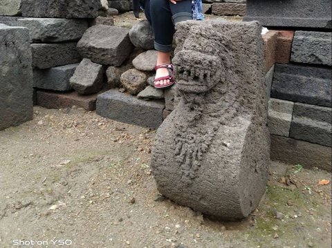 Sensasi Mengunjungi Candi Gambar Wetan, Letaknya di Perbukitan Dekat Penampungan Lahar Gunung Kelud