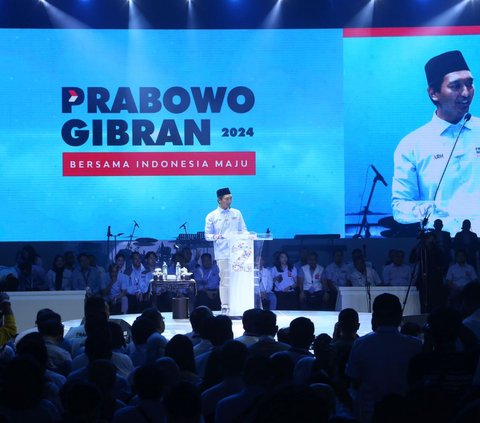 Prabowo: Saya Tidak Sendiri, Anak Muda Membersamai Perjuangan Saya