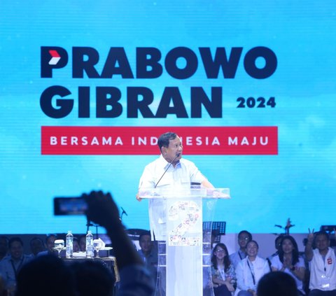 Prabowo: Saya Tidak Sendiri, Anak Muda Membersamai Perjuangan Saya