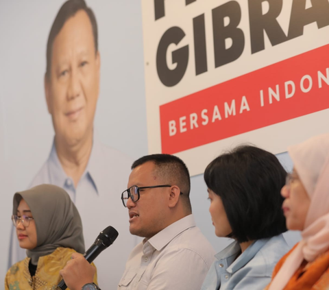 Sejumlah narasumber dihadirkan dalam acara talkshow yang digelar di Media Center TKN, Jakarta, Sabtu (3/2/2024).