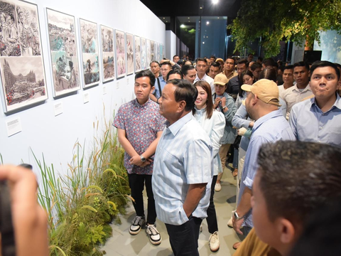 Bareng Raffi Ahmad & Wulan Guritno, Prabowo Hadiri Festival Negeri Elok Karya Didit