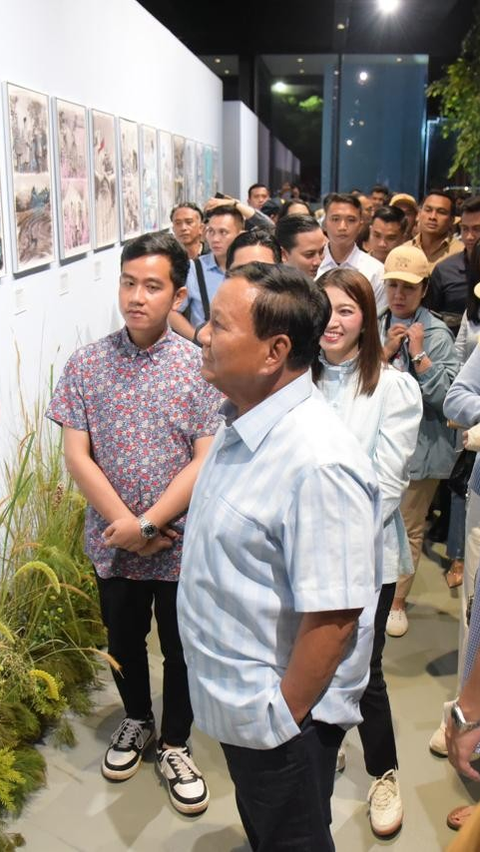 Bareng Raffi Ahmad & Wulan Guritno, Prabowo Hadiri Festival Negeri Elok Karya Didit