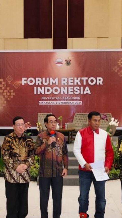 Forum Rektor Indonesia Serukan Pemilu Damai dan Hentikan Provokasi