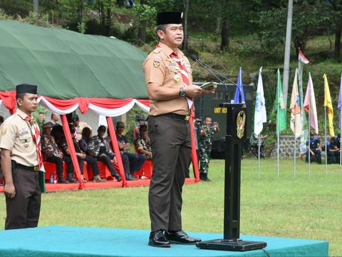 Open Persami Saka Wira Kartik in Sumedang, Commander of the Army Maruli Invites Scouts to Love Nature
