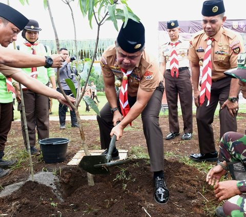 Open Persami Saka Wira Kartik in Sumedang, Commander of the Army Maruli Invites Scouts to Love Nature