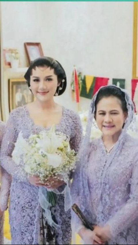 iriana Jokowi appeared in a lilac kebaya while attending a series of events for her child's wedding.