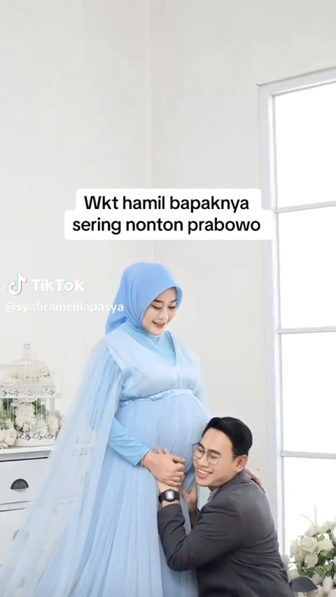 Suami Hobi Nonton Prabowo saat Istrinya Hamil, Usai Lahiran Anaknya Mirip Prabowo