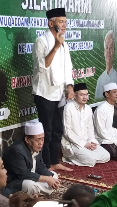 Ganjar Sowan ke Pesantren di Garut yang Dikunjungi Jokowi pada Pilpres 2014