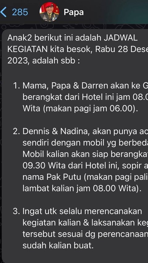 Chattingan Ayah dan Putrinya Ini Bikin Iri Sekaligus Deg-degan, Semua Terjadwal dan Terkoordinasi

This Father and Daughter's Chatting Makes Envious and Nervous at the Same Time, All Scheduled and Coordinated