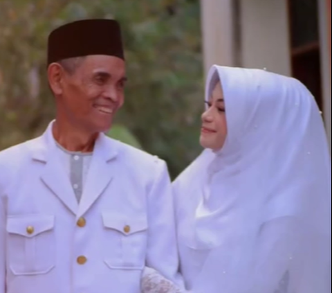 Dulu Nikah Sederhana Tanpa Riasan dan Baju Pengantin, Pasangan Viral Terpaut Usia 35 Tahun Ini Bahagia Jalani Momen 'Prewedding'