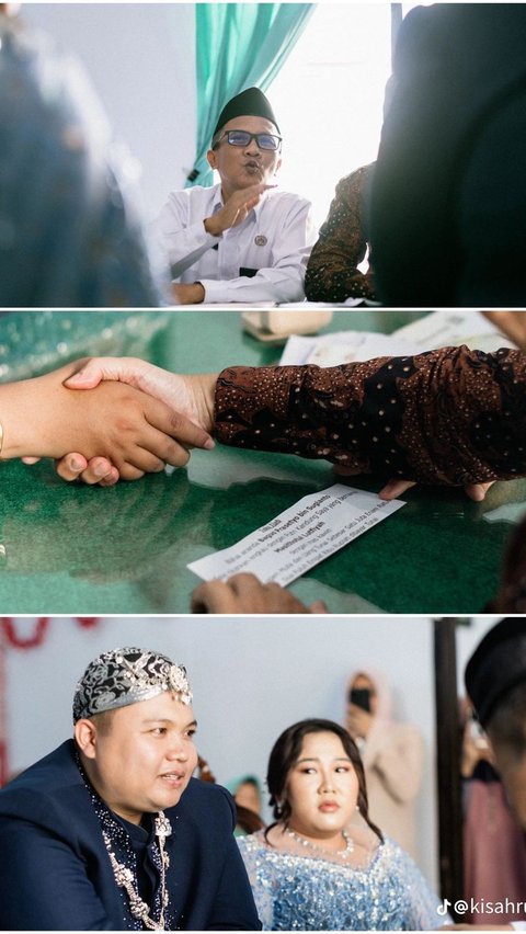 Momen Pernikahan Sederhana di KUA Ini Viral, Banjir Pujian Warganet