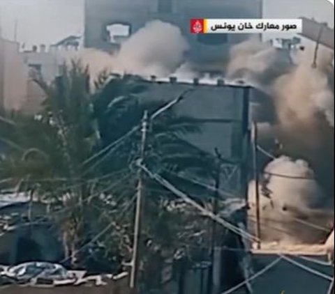 Rekaman Serangan Mematikan Brigade Al-Qassam ke Tentara Israel, Tank Merkava Hancur Dijebak Ranjau