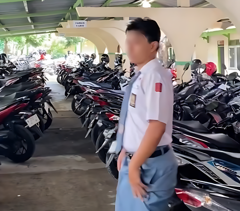 Viral! School Creates Special Parking for Students According to Their Motorcycle Brands, Wrong Parking Results in Flat Tires, Netizens: Which Side is Supra Geter?