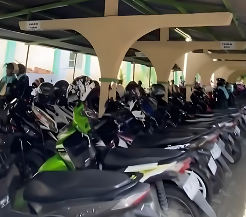 Viral! School Creates Special Parking for Students According to Their Motorcycle Brand, Wrongly Parked Bikes Have Their Tires Deflated, Netizens: Where's the Supra Vibration?