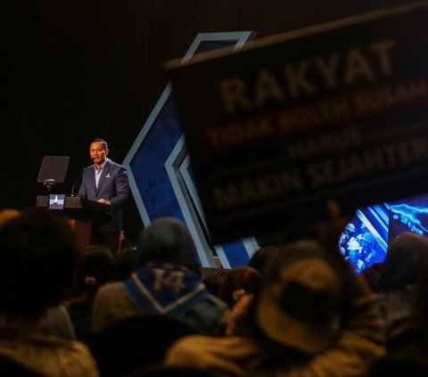 FOTO: Momen AHY Puji-puji Pemerintahan Jokowi Saat Sampaikan Pidato Politik 'Indonesia Maju, Rakyat Sejahtera