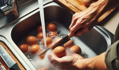 Cara Mencuci Telur yang Benar dan Aman