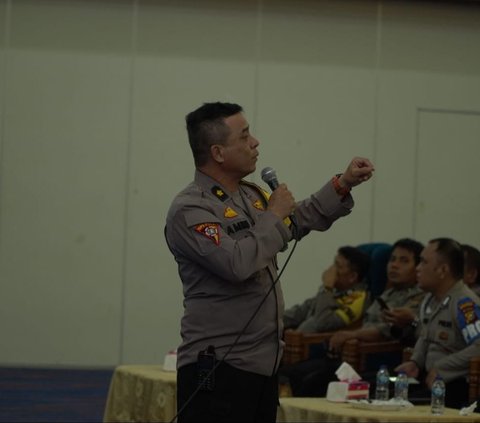 Polres Rokan Hulu Melakukan Pembekalan Bimtek pada Personel Pengamanan TPS Pemilu 2024