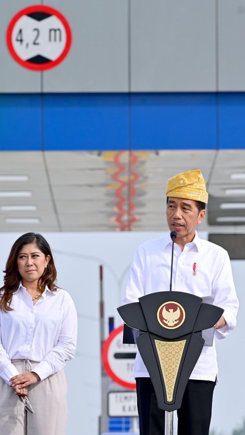 Tanpa Menteri PUPR, Jokowi resmikan jalan Tol di Sumut Didampingi Meutya Hafid