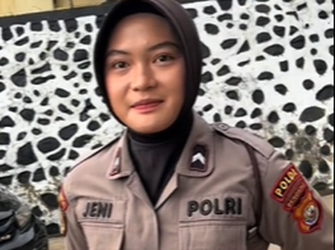 Sosok Polwan Cantik ini Bukan Sembarang Orang, Ternyata Juara Tinju Tingkat Nasional