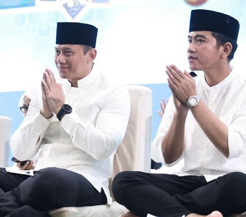 Momen Akrab Gibran dan AHY Hadiri Peringatan Isra Mi'raj di Solo