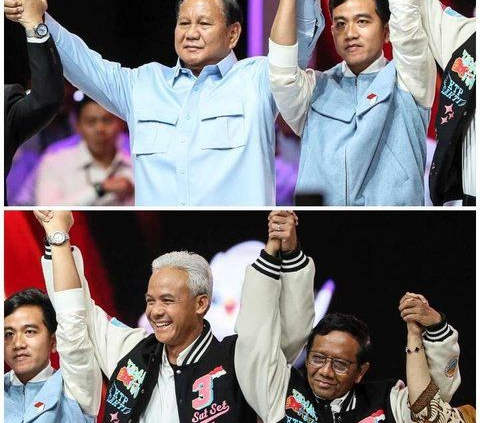 Survei Terbaru LSI Denny JA: Prabowo-Gibran 53,5%, Anies-Cak Imin 21,7%, Ganjar-Mahfud 19,2%