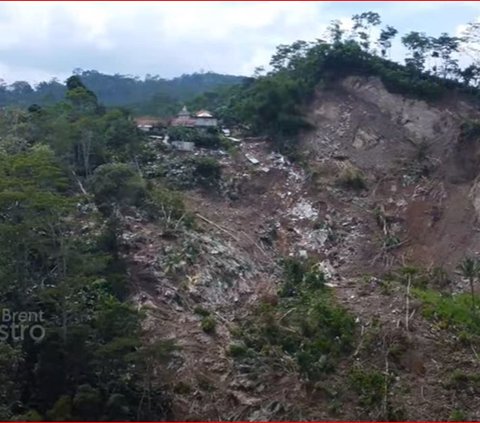 Potret Lokasi Bencana Longsor di Pagentan Banjarnegara, 10 Rumah Habis Tak Bersisa