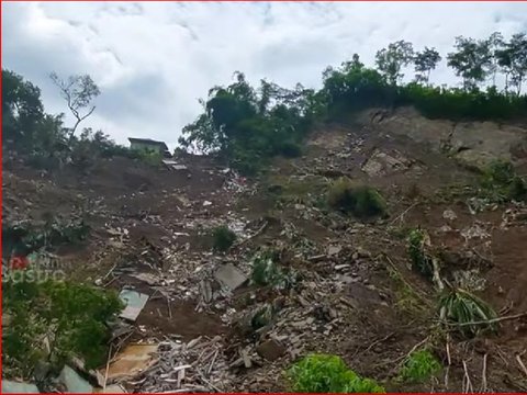 Potret Lokasi Bencana Longsor di Pagentan Banjarnegara, 10 Rumah Habis Tak Bersisa