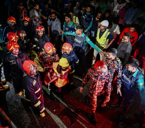 FOTO: Horor Kebakaran Dahsyat Hanguskan Gedung 7 Lantai di Bangladesh, 43 Orang Tewas