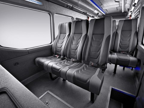 Exciting and Comfortable, the Sensation of Being a Passenger on a Fuso Canter Bus Can Sleep Soundly on the Journey