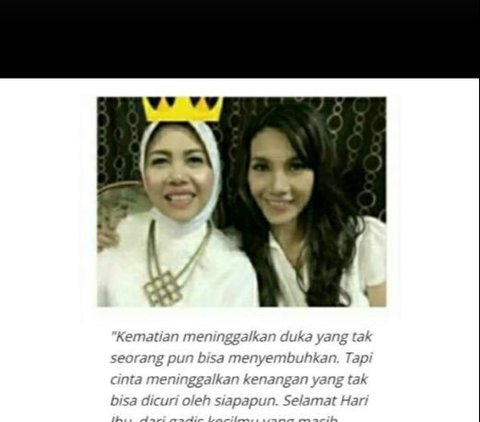 Revealed Like This is the Figure of the Late Mother of Muhammad Fardhana, Ayu Ting Ting's Future Husband