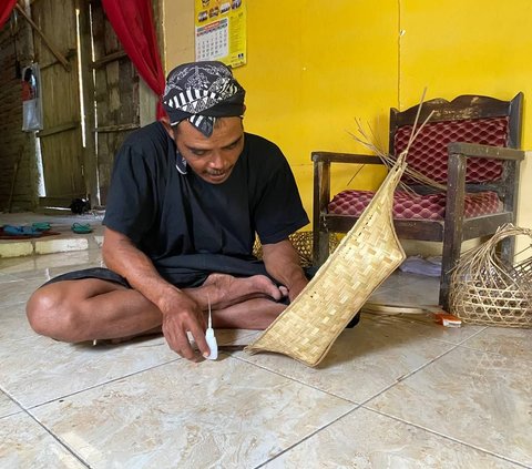 Sempat Putus Asa Gara-Gara Pandemi, Bisnis Anyaman Bambu Milik Warga Bojonegoro Kini Jadi Favorit Pasar Lokal