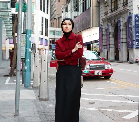 Classy Style Ideas for Hijabers with Bold Red and Maroon Touches