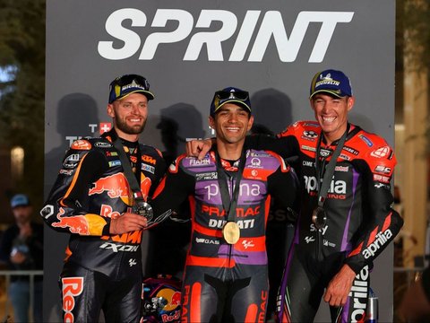 FOTO: Momen Jorge Martin Rajai Sprint Race MotoGP Qatar 2024 hingga Marc Marquez Tampil Cemerlang
