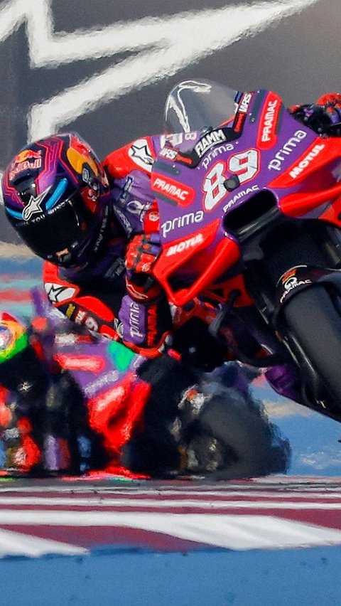 FOTO: Momen Jorge Martin Rajai Sprint Race MotoGP Qatar 2024 hingga Marc Marquez Tampil Cemerlang
