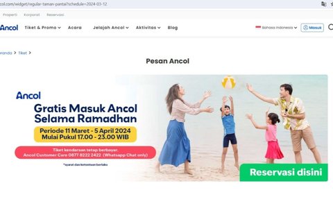 Gratis Masuk Ancol Selama Bulan Ramadan, Begini Cara Dapat Tiketnya