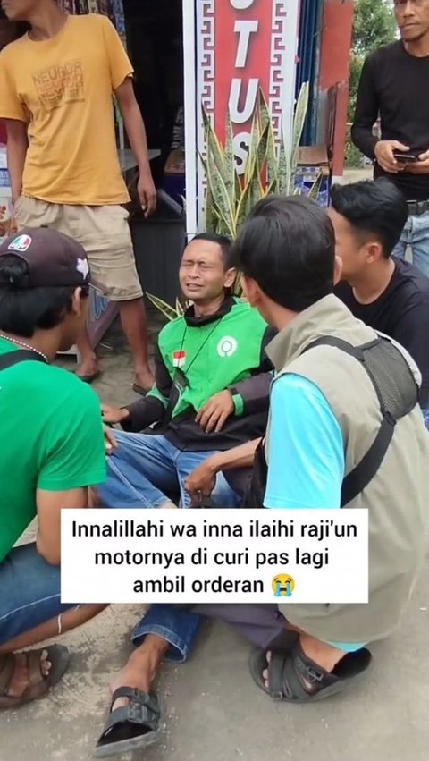 Masih Ingat Driver Ojol yang Motornya Hilang dan Istrinya Meninggal? Kini Dapat Motor Baru dari Orang Baik