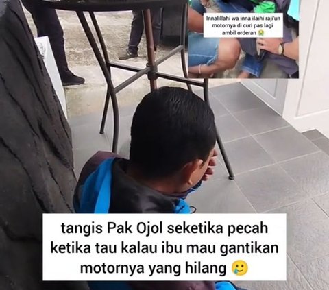 Masih Ingat Driver Ojol yang Motornya Hilang dan Istrinya Meninggal? Kini Dapat Motor Baru dari Orang Baik