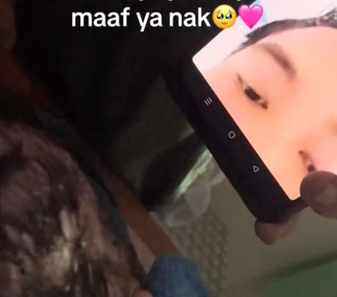 Momen Haru Pria Azani Anaknya yang Baru Lahir Lewat Video Call, Tak Bisa Hadir karena Kerja di Pedalaman