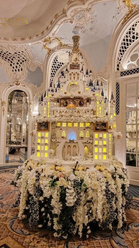 Sensation! This Couple is Willing to Spend a Fantastic Amount for a Luxurious Wedding Cake as Expensive as a Daihatsu Terios Car, Here's the Shape