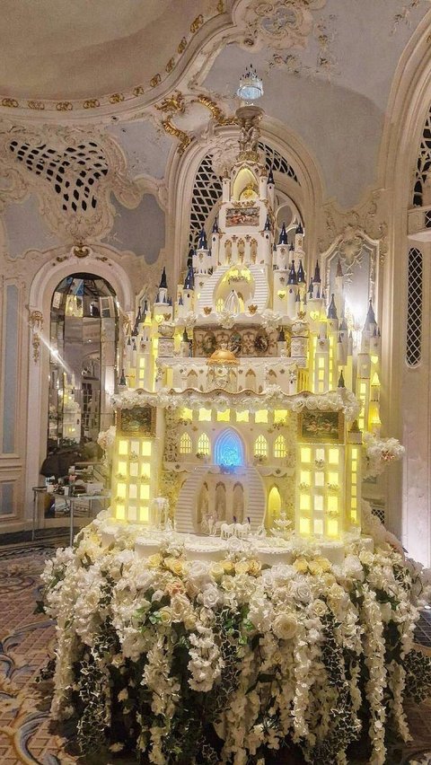 Sensation! This Couple is Willing to Spend a Fantastic Amount for a Luxurious Wedding Cake as Expensive as a Daihatsu Terios Car, Here's the Shape