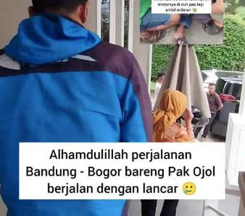 Motor Ojol Dicuri saat Ambil Pesanan, Tak Disangka Ada Sosok 'Ibu Peri' yang Bikin Tangis Sopir Pecah