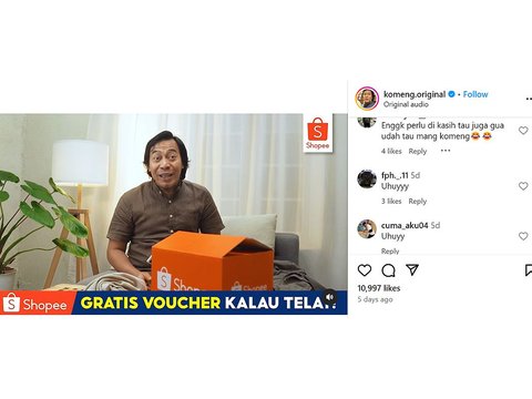 Intip Reaksi Ayu Ting Ting, Lesti Kejora, dan Komeng yang Makin Puas karena Shopee Hadirkan Garansi Tepat Waktu