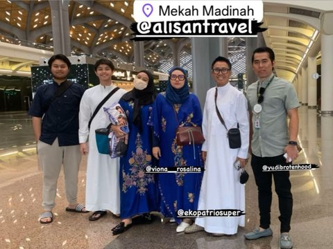 10 Momen Eko Patrio Jalani Puasa Ramadan di Tanah Suci Bersama Keluarga, Potret Putranya Cannavaro Bikin Salfok