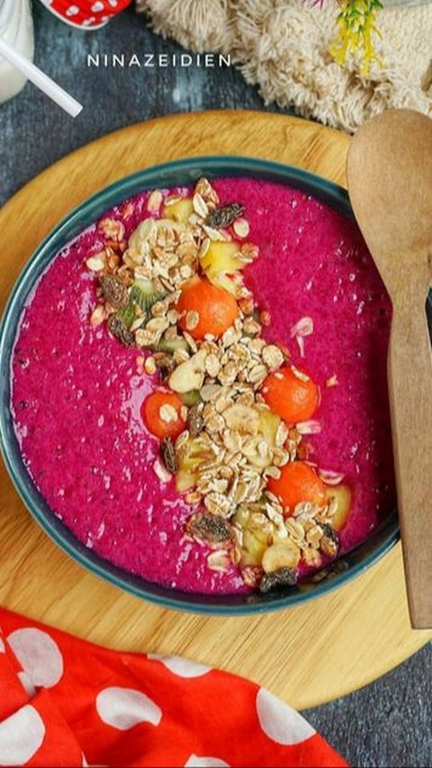 5. Resep Menu Takjil Buka Puasa: Smoothie Bowl<br>