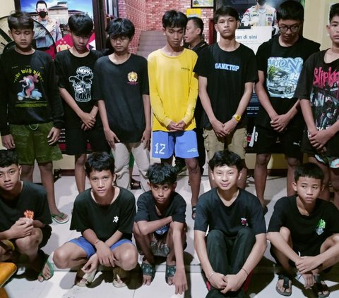 13 Remaja Tawuran di Tebet Diciduk Polisi, 1 Positif Ganja