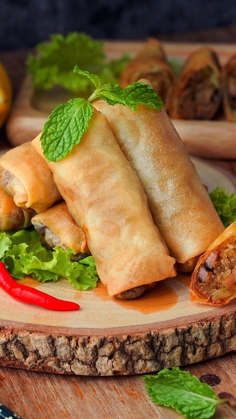 Lumpia Isi Daging Keju, Camilan Mantap nan Gurih untuk Buka Puasa 