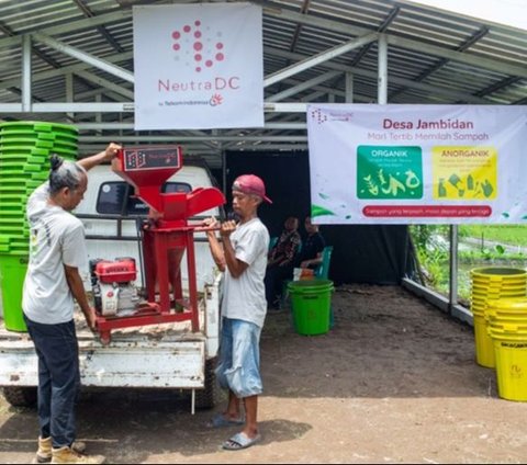 HUT ke-2, NeutraDC Fasilitasi Pengelolaan Sampah untuk Warga Desa Jambidan