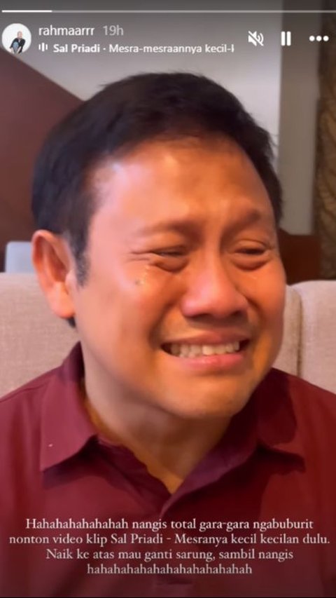 First Day of Fasting, Cak Imin Cries While Working in Front of His Child, Turns Out It's Because of Watching This Video