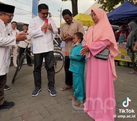 Sempat Viral Ayah Ajak Anak Keliling Kampus dengan Sepeda Tua, Begini Nasib Baik Sang Anak Usai Ketemu Rektor