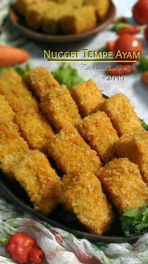 4. Cara Membuat Nugget Ayam Tempe<br>